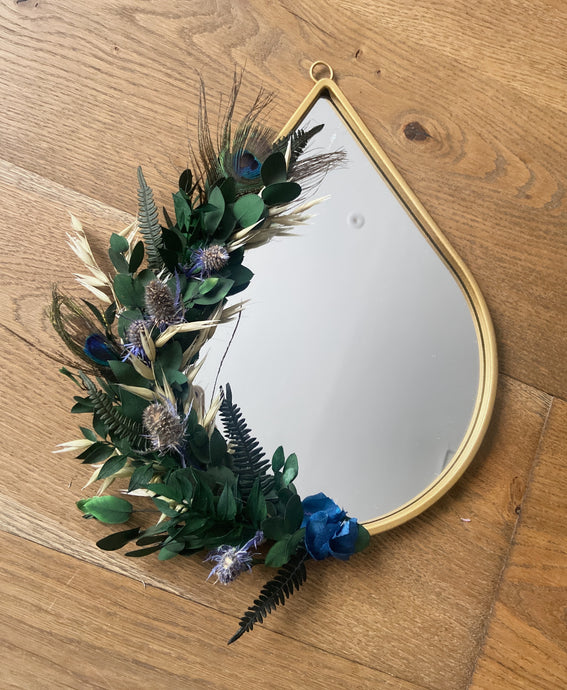 Miroir fleuri